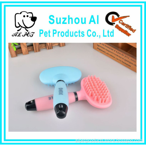 Pet Fur Shedding Remove Grooming Rake Silicone Pet Brush